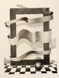 Artist: b'RICHARDSON, Berris' | Title: b'Much ado about nothing' | Date: 1974 | Technique: b'lithograph, printed in black ink, from one stone'