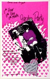 Artist: b'EARTHWORKS POSTER COLLECTIVE' | Title: b'Come and Forget Garden Party. Rouge invites you to a banquet.' | Date: 1979 | Technique: b'screenprint, printed in colour, from multiple stencils'