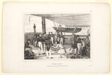 Artist: Sainson, Louis de. | Title: Tonga-Tabou.  Vadodai vient demander la fin des hostilités. (Tonga-Tabou. Vadodai comes to ask for the end of hostilities). | Date: 1833 | Technique: lithograph, printed black ink, from one stone