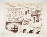 Artist: b'Courier, Jack.' | Title: b'St Ives Cornwall.' | Technique: b'lithograph, printed in black ink, from one stone [or plate]'