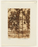 Artist: b'WILLIAMS, Fred' | Title: b'Landscape panel. Number 5' | Date: 1962 | Technique: b'aquatint, drypoint and engraving, printed in sepia ink from one copper plate' | Copyright: b'\xc2\xa9 Fred Williams Estate'
