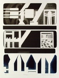 Artist: Davidson, Diana. | Title: Palinque. | Date: 1976 | Technique: etching and aquatint, printed in colour, from five plates