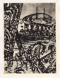 Artist: b'Senbergs, Jan.' | Title: b'The Port Liardet limner. [c]' | Date: 1992 | Technique: b'etching, printed in black ink, from four copper plates' | Copyright: b'\xc2\xa9 Jan Senbergs'