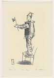 Artist: AMOR, Rick | Title: Tin man | Date: 1991 - 1992, November - January | Technique: lithograph, printed in colour, from two plates | Copyright: Image reproduced courtesy the artist and Niagara Galleries, Melbourne