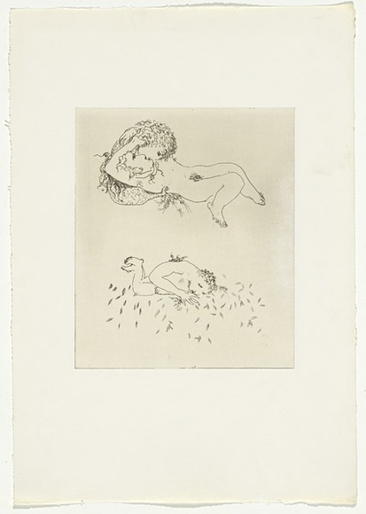 Artist: b'BOYD, Arthur' | Title: b'XIII.' | Date: 1970 | Technique: b'etching, printed in black ink, from one plate' | Copyright: b'Reproduced with permission of Bundanon Trust'