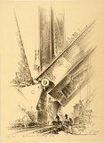 Artist: b'Curtis, Robert Emerson.' | Title: b'The main bearing, 1929.' | Date: 1932 | Technique: b'lithograph, printed in black ink, from one plate'