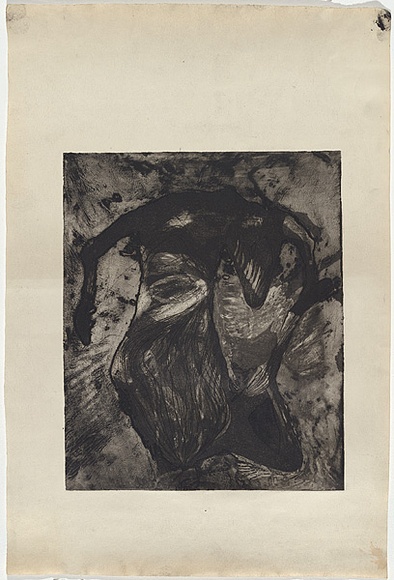 Artist: Nolan, Sidney. | Title: Carcass | Date: 1958 | Technique: etching and aquatint, printed in black ink, from one plate