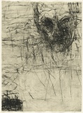 Artist: PARR, Mike | Title: Untitled Self-portraits 1. | Date: 1989 | Technique: drypoint, printed in black ink, from one copper plate