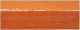 Artist: b'MADDOCK, Bea' | Title: b'Terra Spiritus...with a darker shade of pale' | Date: 1993-98 | Technique: b'stencil print, printed in hand-ground Launceston ochre from multiple hand-cut mylar stencils; letterpress text blind printed; hand-drawn script'