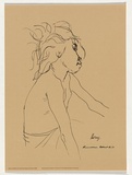 Artist: b'Whiteley, Brett.' | Title: b'Mercy of Bathurst Island' | Date: 1970 | Technique: b'offset-lithograph, printed in black ink, from one plate' | Copyright: b'This work appears on the screen courtesy of the estate of Brett Whiteley'