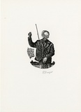 Artist: Frazer, David. | Title: Andrew Peake | Date: c.2001 | Technique: wood-engraving, printed in black in, from one block
