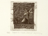 Artist: Cummins, Cathy. | Title: Fragment of a dream's journey II | Date: 1983 | Technique: etching and aquatint, printed in black ink, from one plate