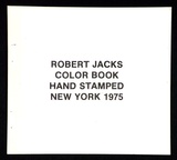 Artist: JACKS, Robert | Title: Colour book hand stamped New York 1975. | Date: 1975 | Technique: rubber stamps, printed in colour