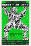 Artist: Debenham, Pam. | Title: Migrant Visual Culture. | Date: 1986 | Technique: screenprint, printed in colour, from two stencils in green and black ink