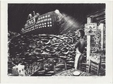 Artist: Jeffcoat, Kirsten. | Title: And the Ship Sailed On | Date: 1987-88 | Technique: lithograph, printed in black ink, from one stone [or plate]