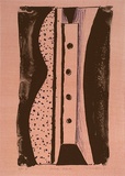 Artist: b'Lincoln, Kevin.' | Title: b'Pink flute' | Date: 1991 | Technique: b'lithograph, printed in colour, from two stones'
