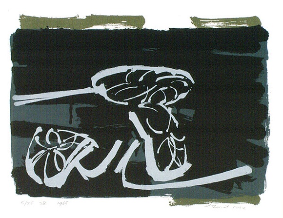 Artist: b'Rose, David.' | Title: b'Sunflower V' | Date: 1965 | Technique: b'screenprint, printed in colour, from multiple stencils'