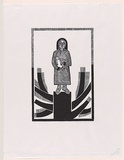 Artist: b'Groblicka, Lidia.' | Title: b'Mother tree' | Date: 1972 | Technique: b'woodcut, printed in black ink, from one block'