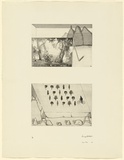 Artist: b'BALDESSIN, George' | Title: b'According to des Esseintes 4.' | Date: 1976 | Technique: b'etching and aquatints, printed in black ink, each from one plate' | Copyright: b'Courtesy of the artist'