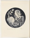 Artist: b'Boyd, Hermia.' | Title: b'To a handsome man.' | Date: 1978 | Technique: b'etching and aquatint'