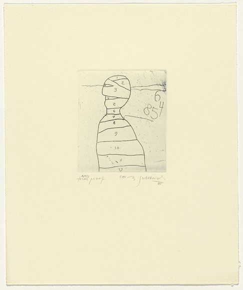 Artist: b'SELLBACH, Udo' | Title: b'not titled' | Date: 1960-80 | Technique: b'etching'