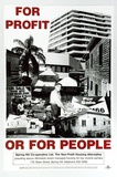 Artist: b'SPRING HILL HOUSING CO-OP' | Title: b'For profit: or for people' | Date: 1989 | Technique: b'screenprint, printed in colour, from multiple screens'