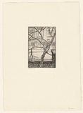 Artist: b'Brodzky, Horace.' | Title: bFrom the artist's studio. | Date: c.1930 | Technique: b'etching, printed in black ink with plate-tone, from one plate'