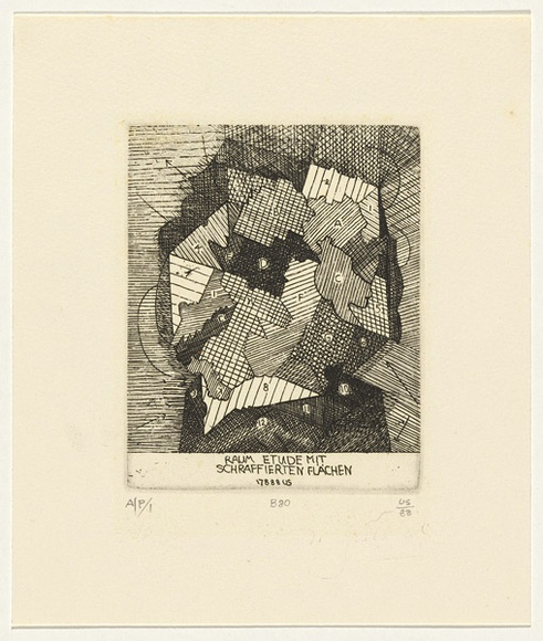 Artist: b'SELLBACH, Udo' | Title: b'not titled' | Date: 1960-80 | Technique: b'etching'