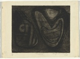 Artist: b'Cilento, Margaret.' | Title: b'Pebbles.' | Date: 1948 | Technique: b'etching, aquatint printed in black ink, from one  plates,'