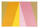 Artist: b'WICKS, Arthur' | Title: b'Pink gothic' | Date: 1969 | Technique: b'screenprint, printed in colour, from multiple stencils'