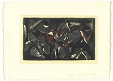 Artist: Leti, Bruno. | Title: Remnants | Date: 08 February 1988 | Technique: etching and aquatint, printed in colour, from multiple plates