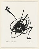 Artist: b'RADO, Ann' | Title: b'Y2K bug' | Date: 1999, October | Technique: b'lithograph, printed in black ink, from one stone'
