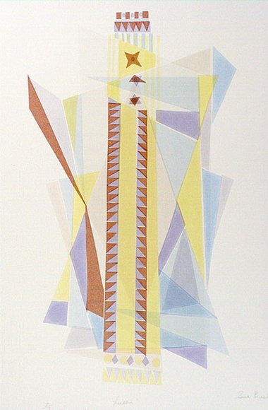 Artist: b'Buckley, Sue.' | Title: b'Queen.' | Date: 1979 | Technique: b'screenprint, printed in colour, from multiple stencils' | Copyright: b'This work appears on screen courtesy of Sue Buckley and her sister Jean Hanrahan'