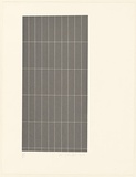 Artist: b'JACKS, Robert' | Title: b'Grey grid' | Date: 1974 | Technique: b'screenprint'