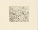 Artist: b'Furlonger, Joe.' | Title: b'Deposition (no.2)' | Date: 1989 | Technique: b'etching, printed in black ink, from one plate'