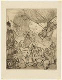 Artist: Dyson, Will. | Title: Our immortals: First act, third scene of an old and original comedy by G.B.S. | Date: c.1929 | Technique: drypoint, printed in black ink, from one plate