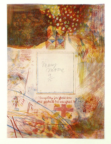 Artist: b'Moore, Mary.' | Title: b'Everything you should know about etching but were afraid to ask' | Date: 1980 | Technique: b'etching and engraving, printed in colour, from multiple plates' | Copyright: b'\xc2\xa9 Mary Moore'