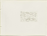 Artist: b'JACKS, Robert' | Title: b'not titled [abstract linear composition]. [leaf 40 : recto]' | Date: 1978 | Technique: b'etching, printed in black ink, from one plate'