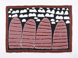 Artist: McKenzie, Queenie | Title: Mingmarriya country | Date: 1998, 30 April | Technique: screenprint, printed in colour, from multiple screens