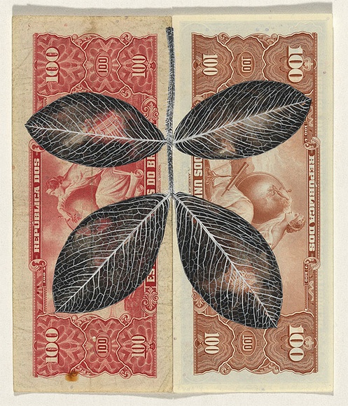 Artist: b'HALL, Fiona' | Title: b'Arachis hypogaea - Peanut (Brazilian currency)' | Date: 2000 - 2002 | Technique: b'gouache' | Copyright: b'\xc2\xa9 Fiona Hall'