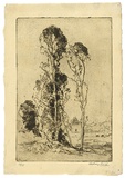 Artist: b'LONG, Sydney' | Title: b'Porte Marechale, Bruges' | Date: c.1919 | Technique: b'line-etching, printed in black ink, from one zinc plate' | Copyright: b'Reproduced with the kind permission of the Ophthalmic Research Institute of Australia'
