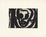 Artist: b'Harris, Jeffrey.' | Title: b'Gone' | Date: 1999 | Technique: b'sugar-lift etching, printed in black ink, from one plate'