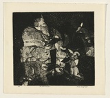 Title: The dark changes | Date: 1965 | Technique: aquatint and open-biting, printed in black ink, from one plate