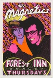 Artist: b'WORSTEAD, Paul' | Title: b'The Magnetics - Forest Inn' | Date: 1982 | Technique: b'screenprint, printed in colour, from four stencils' | Copyright: b'This work appears on screen courtesy of the artist'