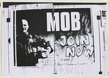 Artist: Dest. | Title: Documentation of changed advertising for Moby concert. | Date: 2004 | Technique: photocopy, printed in black ink