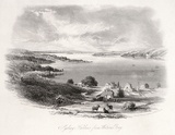 Artist: TERRY, F.C. | Title: Sydney Harbour from Watson's Bay | Date: 1853 | Technique: engraving, printed in black ink, from one steel plate