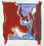 Artist: b'Morris, Robert J.' | Title: b'(Series 89. no. 2)' | Date: 1989 | Technique: b'lithograph, printed in colour from six stones'