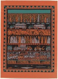 Artist: Franklin, Annie. | Title: not titled [Logging forrests]. | Date: 1990s | Technique: screenprint, printed in colour, from four screens