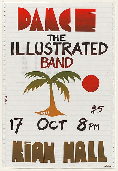 Artist: LITTLE, Colin | Title: Dance. The Illustrated Band ... Kiah Hall | Date: 1980 | Technique: screenprint, printed in colour, from one stencils