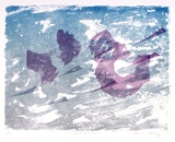 Artist: b'KING, Grahame' | Title: b'East wind II' | Date: 1989 | Technique: b'lithograph, printed in colour, from three stones [or plates]'